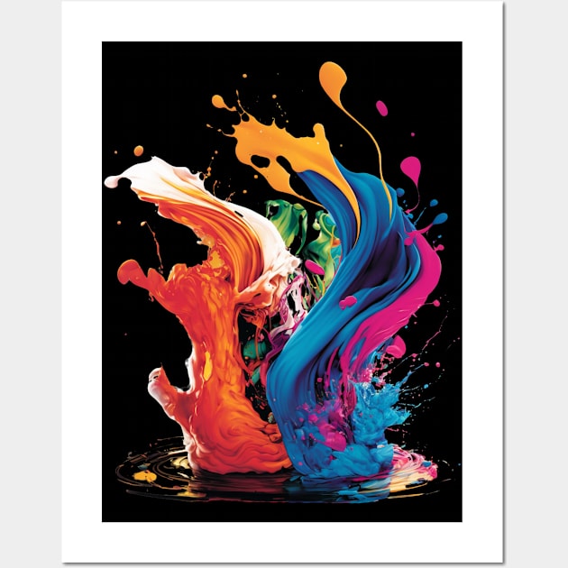 A Splash Of Colors Wall Art by LetsGetInspired